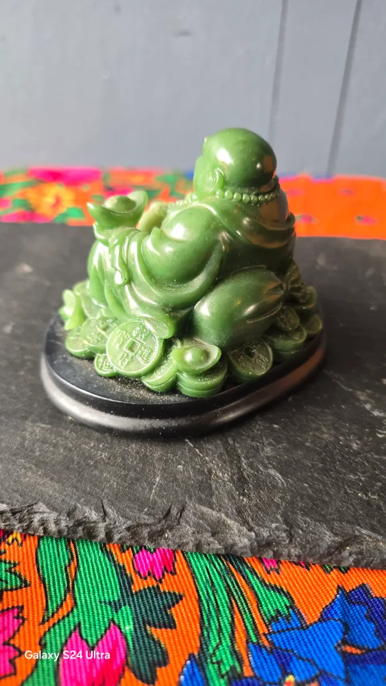 Green Buddha Statue Figurine image indicator(2)