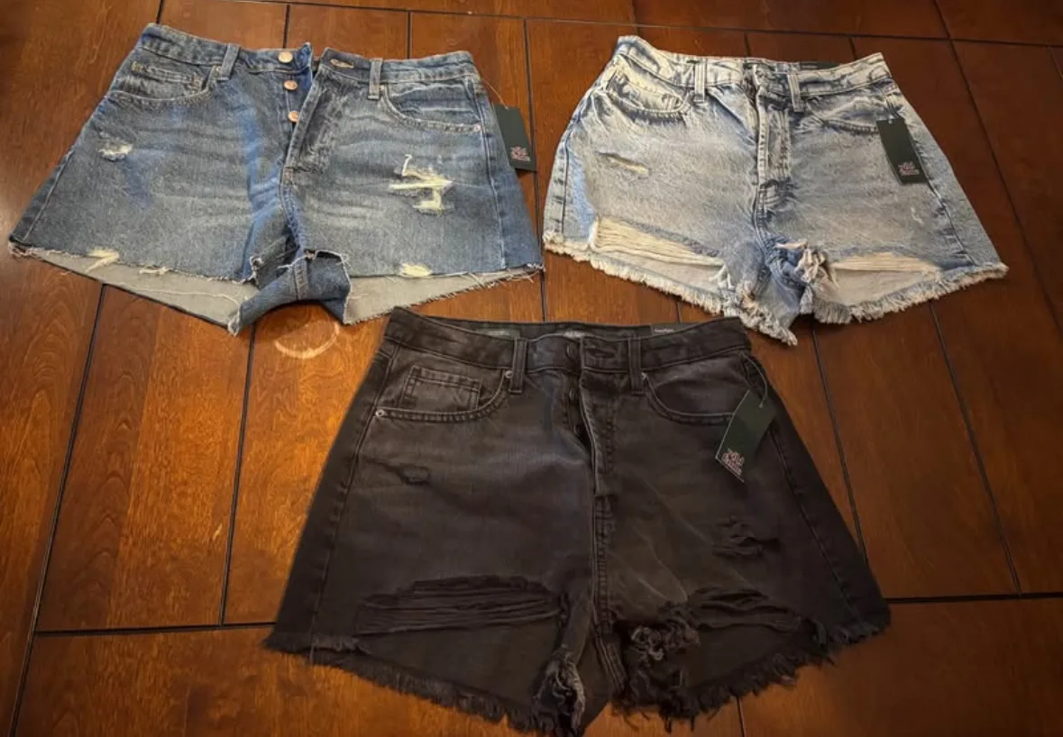 Wild Fable Distressed Denim Shorts Bundle thumbnail