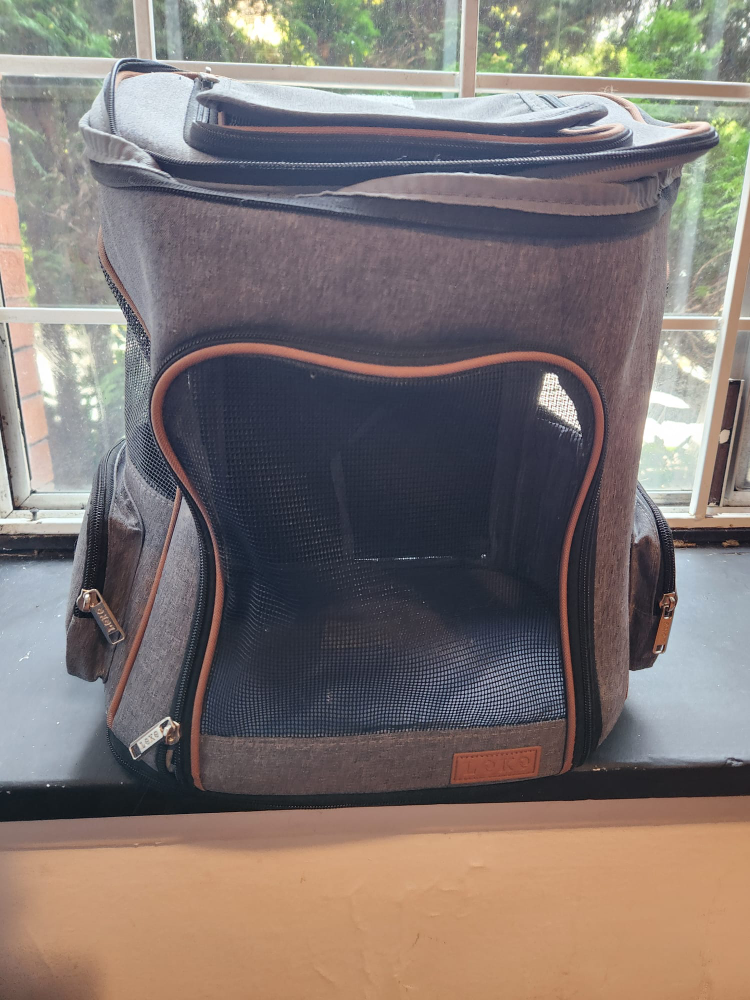 PetAmi Pet Carrier Backpack - Grey