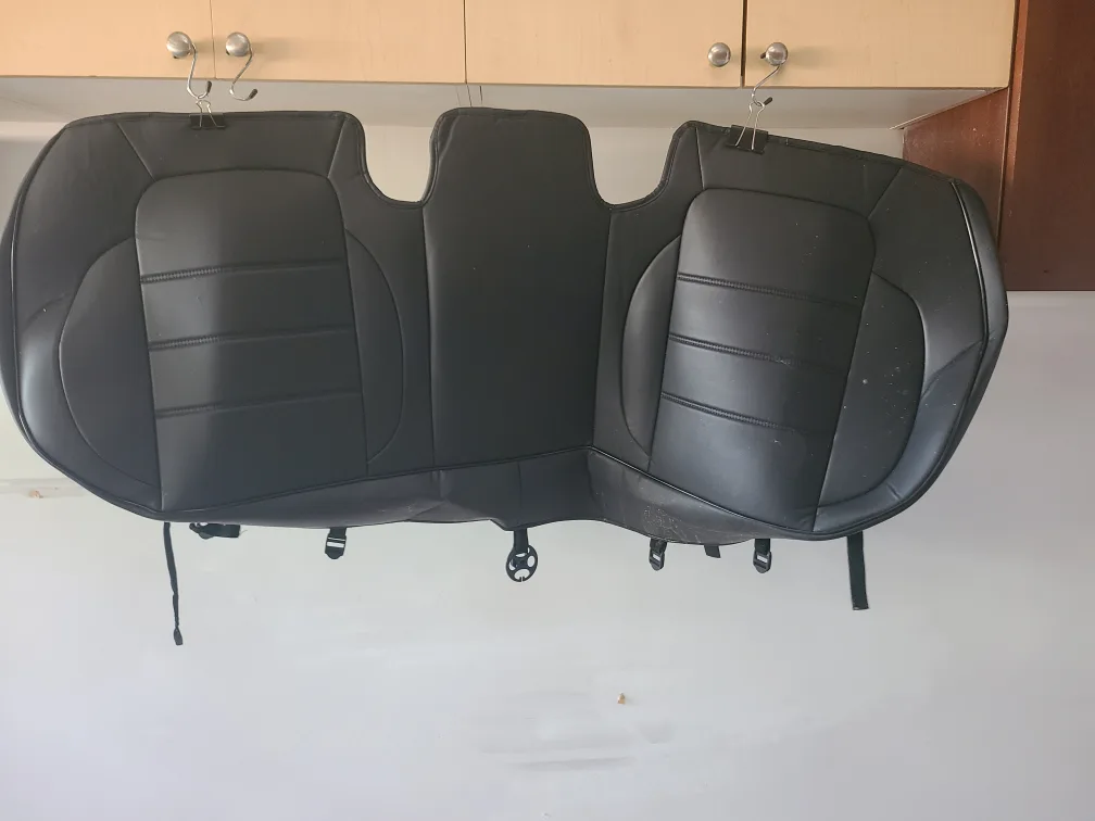 Black Leather Car Seat Covers image indicator(2)