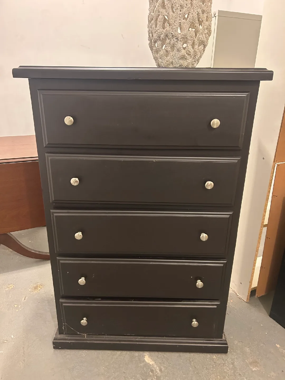 Black 5-Drawer Dresser thumbnail