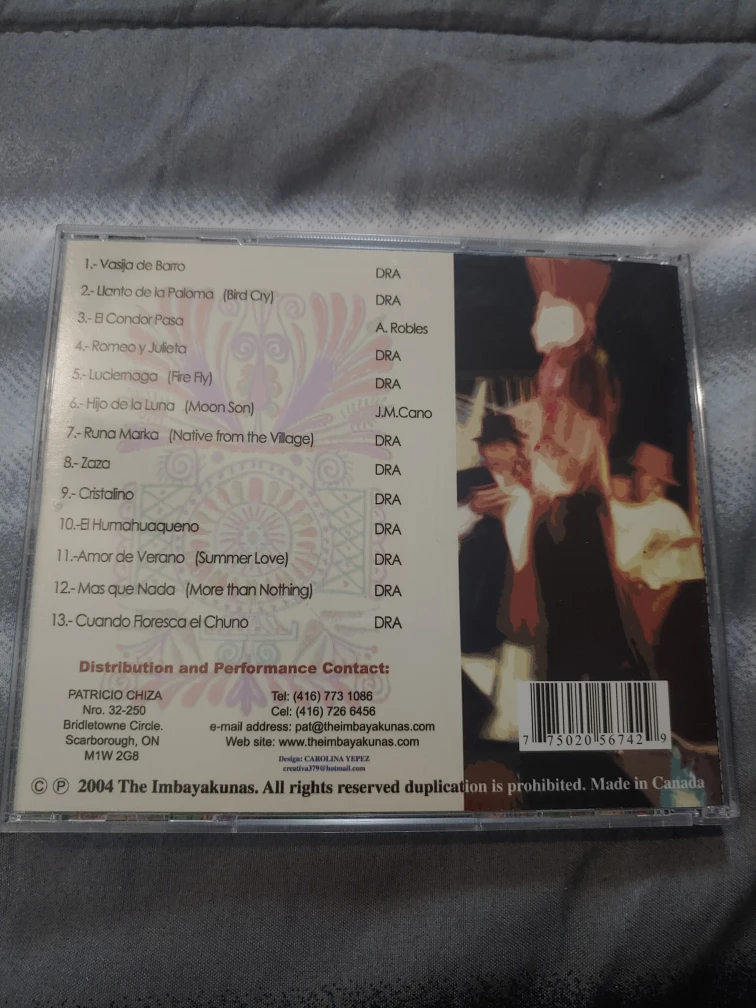 The Imbayakunas Tradition Music of the Andes Vol. 5 CD - photo 2
