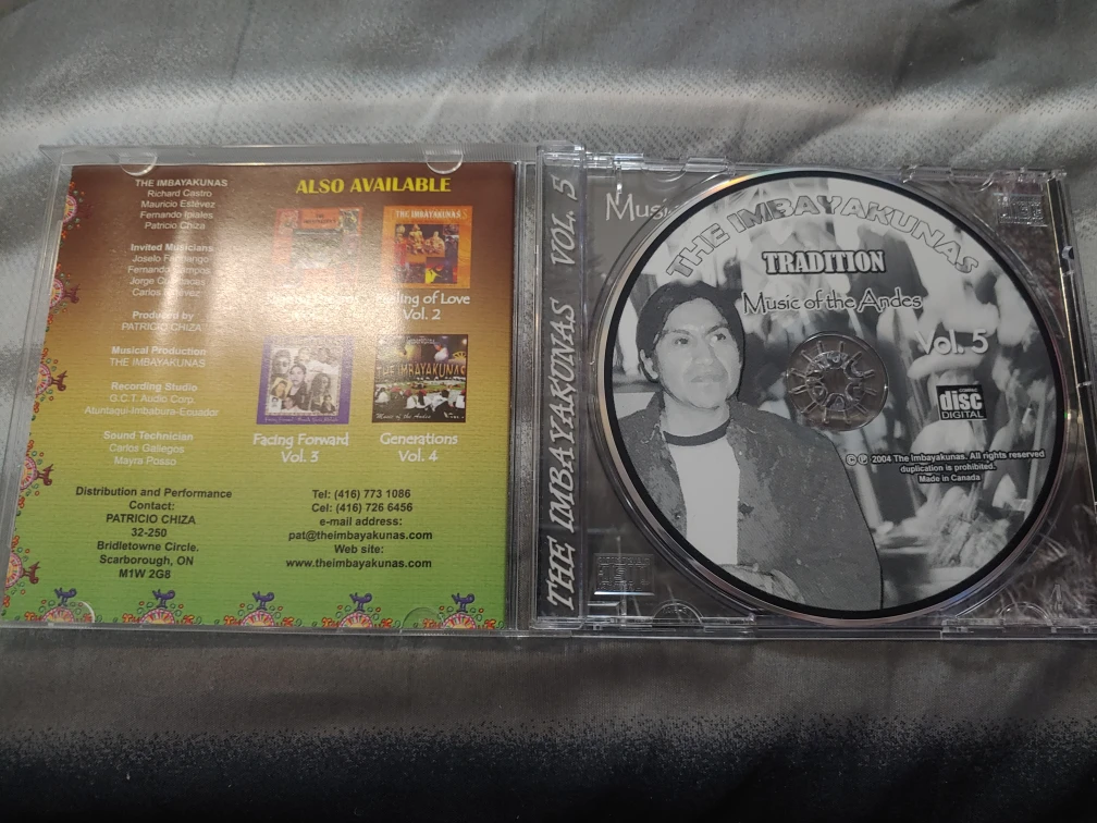 The Imbayakunas Tradition Music of the Andes Vol. 5 CD - photo 3