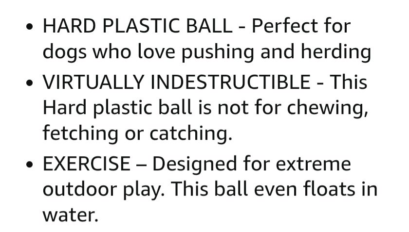 Herding Ball for Dogs, 10-inch - photo 2