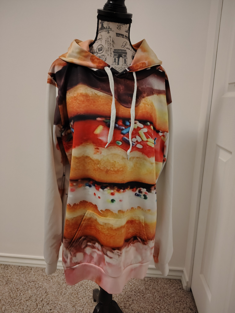 Donut Print Hoodie