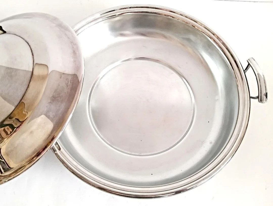 Silver Plated Serving Dish ~ Marlboro Plate image indicator(2)