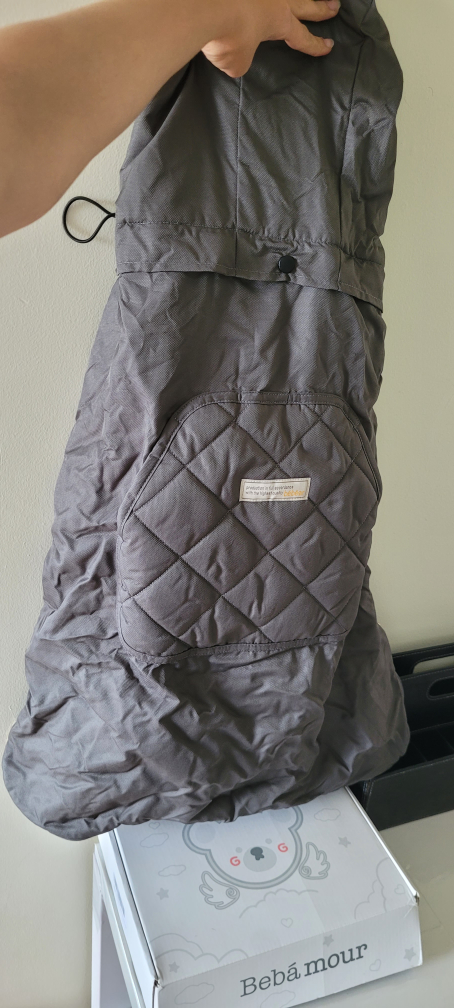 Bebamour Baby Carrier Cover - Dark Grey - photo 4