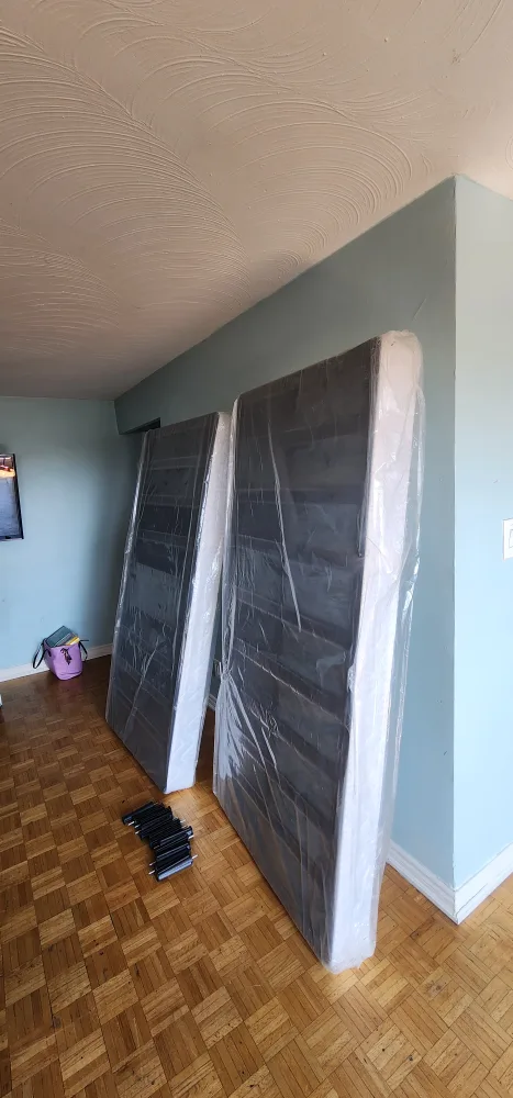 Two bed frames with legs $140 for both thumbnail