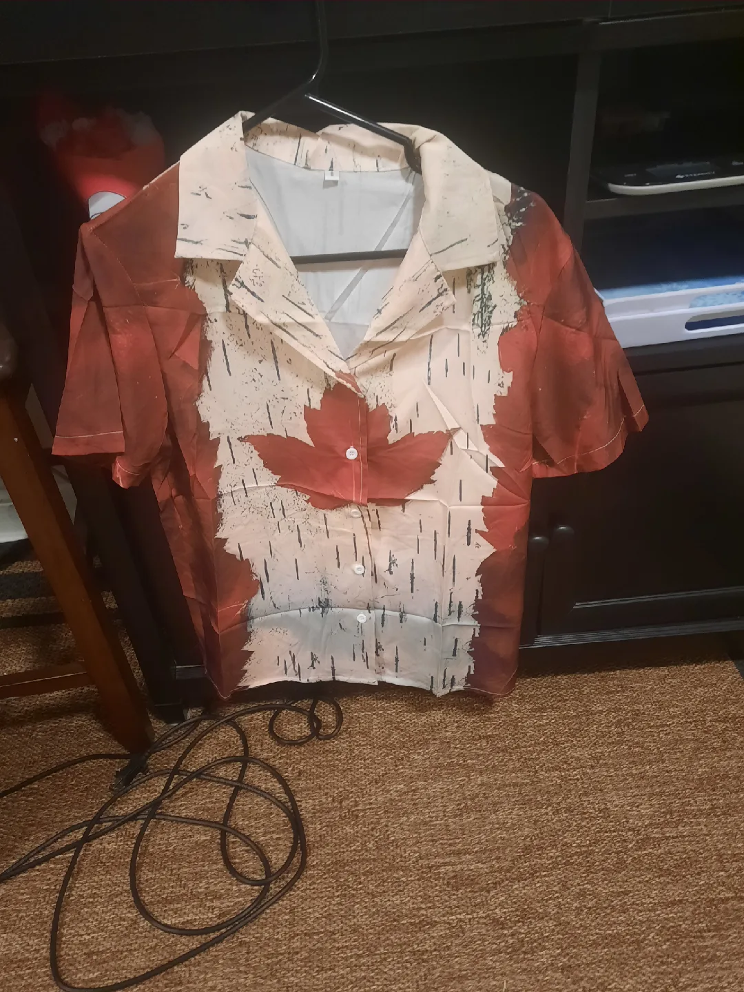 Canadian Flag Button-Up Shirt thumbnail