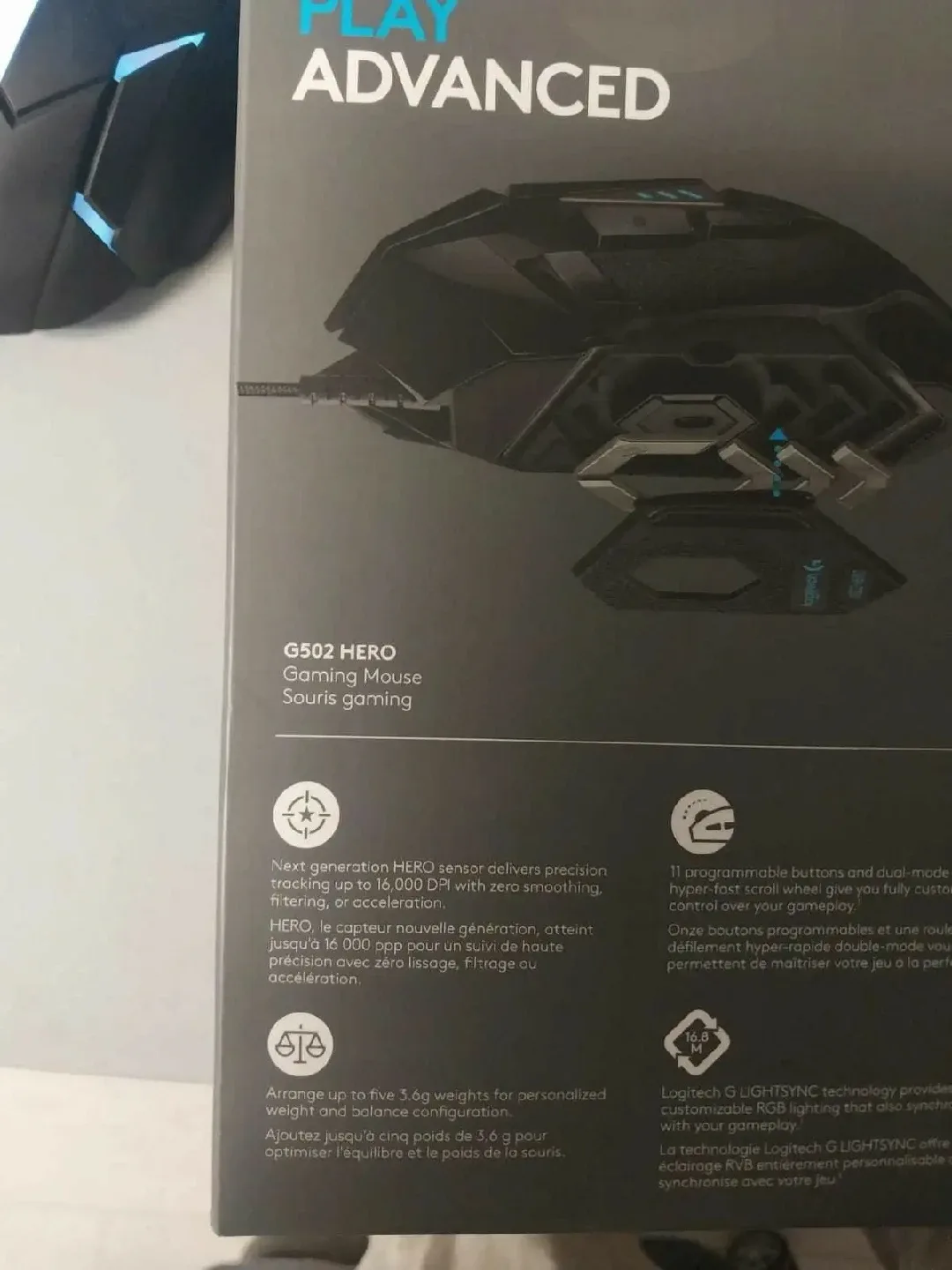 Logitech G502 HERO Gaming Mouse - New in Box! image indicator(2)