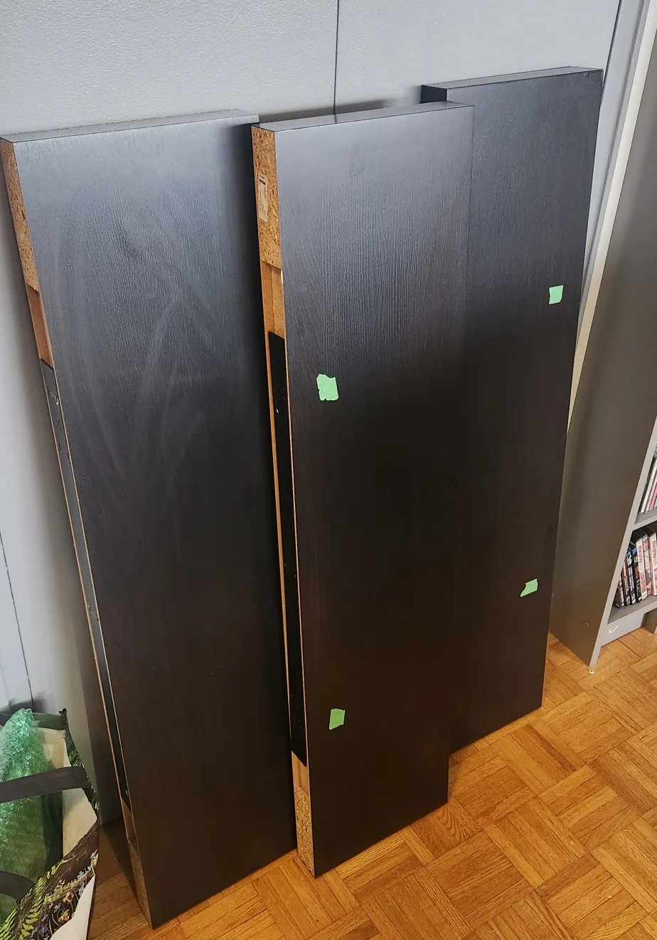 IKEA Lack Wall Shelf - Black-Brown image indicator(2)
