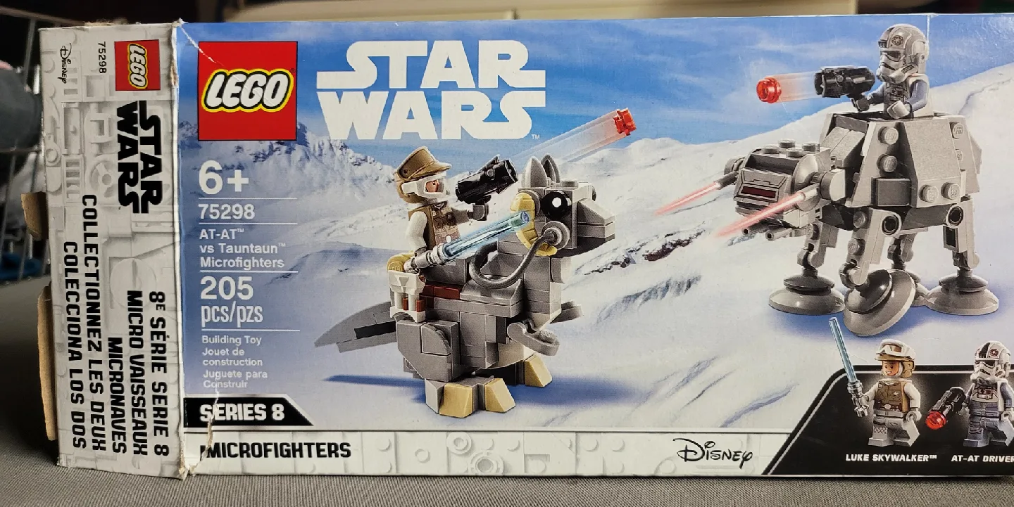 Lego Star Wars AT-AT vs Tauntaun Microfighters 75298 thumbnail