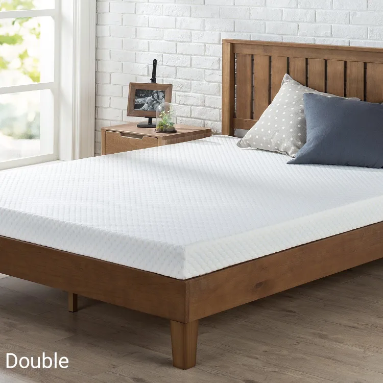 Zinus AZ-FMS-4F Memory Foam 4 Inch Double Mattress, Full , White image indicator(3)