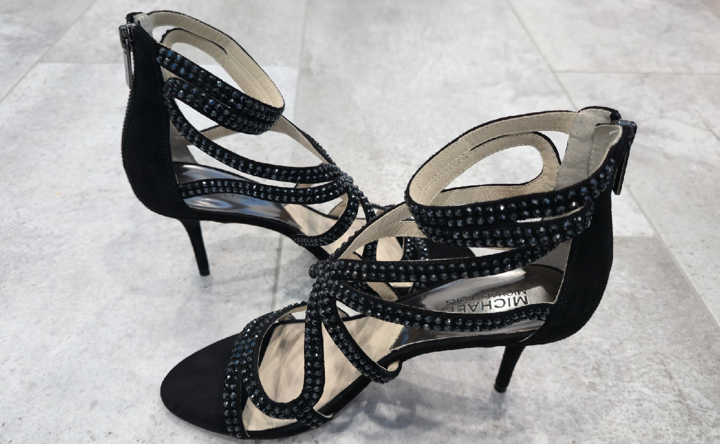 Michael Kors Embellished Suede Sandals - photo 3
