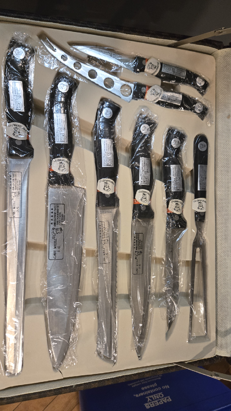 Carl Weill S.G. Ambassador Profi Knife Set - New - photo 5