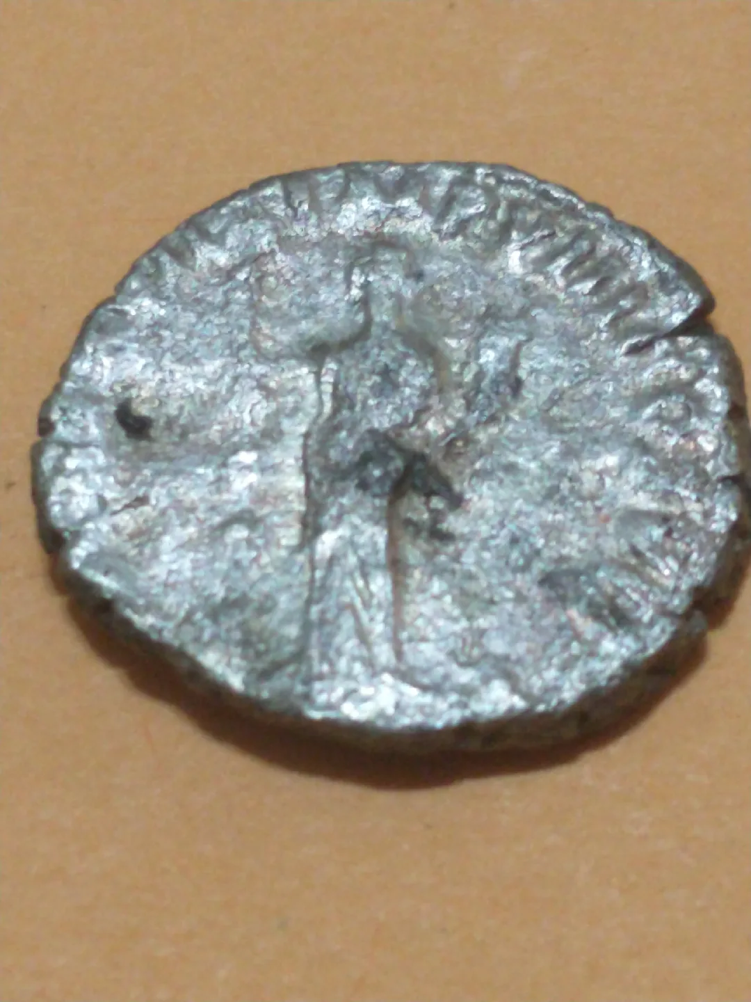 Lovely Unattributed Roman Empire silver coin circa 3rd century image indicator(4)