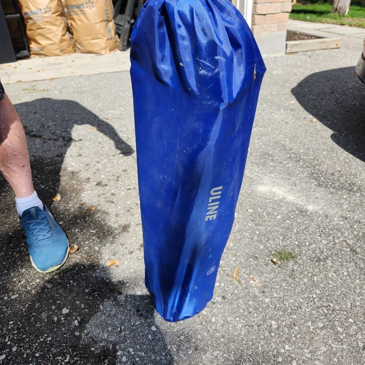 Brand New Uline Folding Camp Chair - Blue image indicator(6)