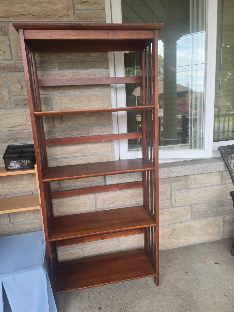 Wooden Bookcase Shelving Unit thumbnail