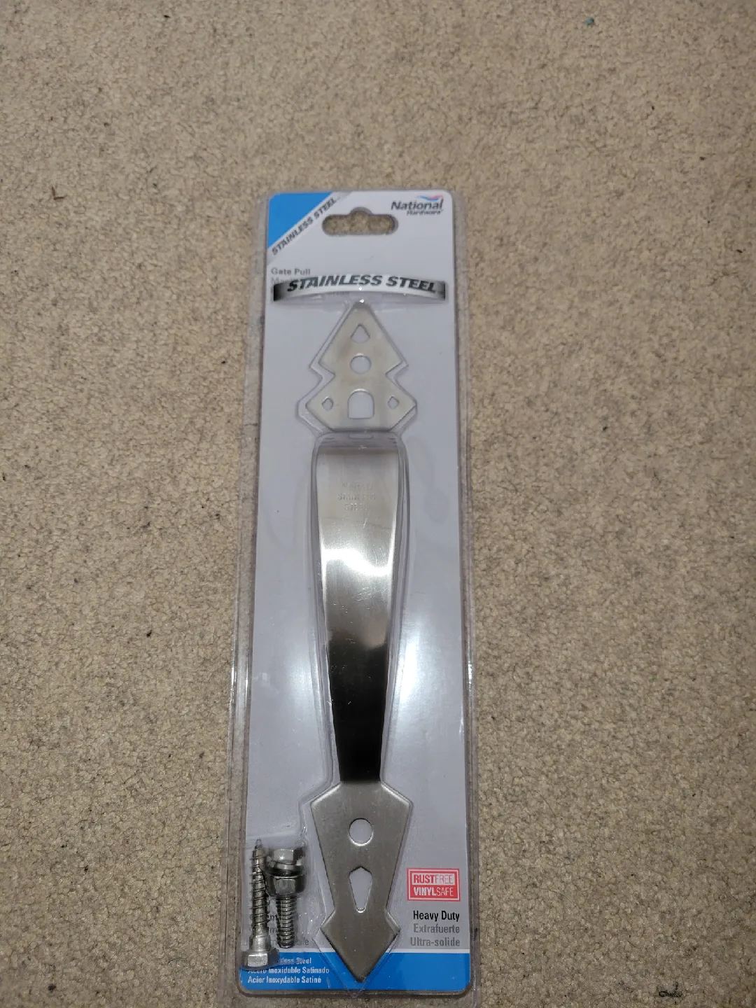 National Hardware Stainless Steel Gate Pull - New thumbnail