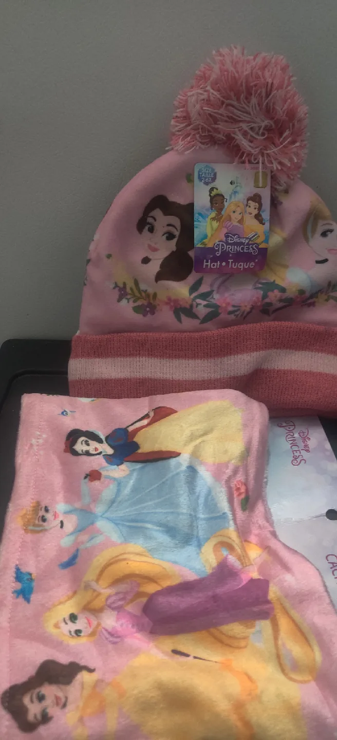 Disney Princess Hat & Neck Warmer Set (Size 2-6X) thumbnail