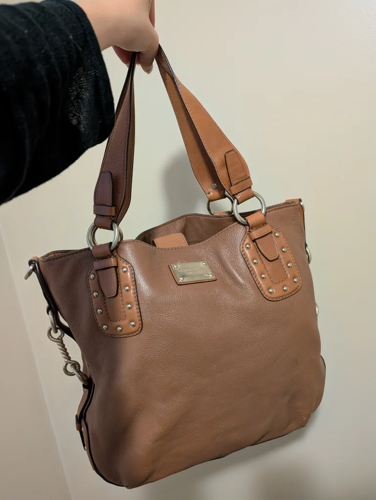 Michael Kors Leather Tote Bag thumbnail