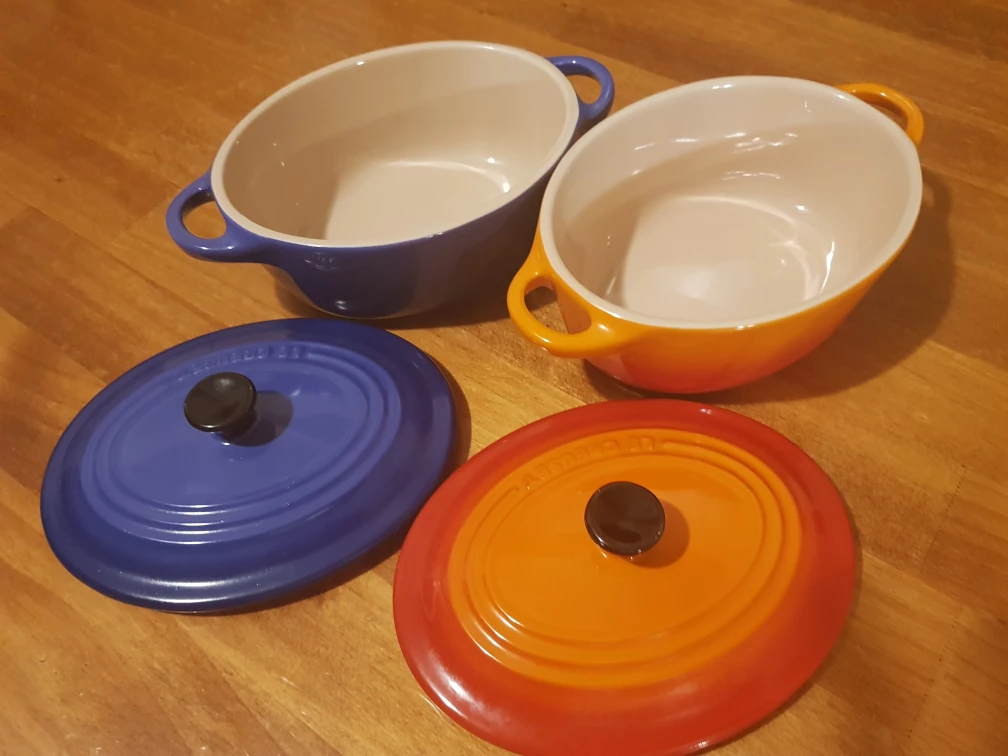 Le Creuset Mini Cocottes - Blue & Orange - photo 2