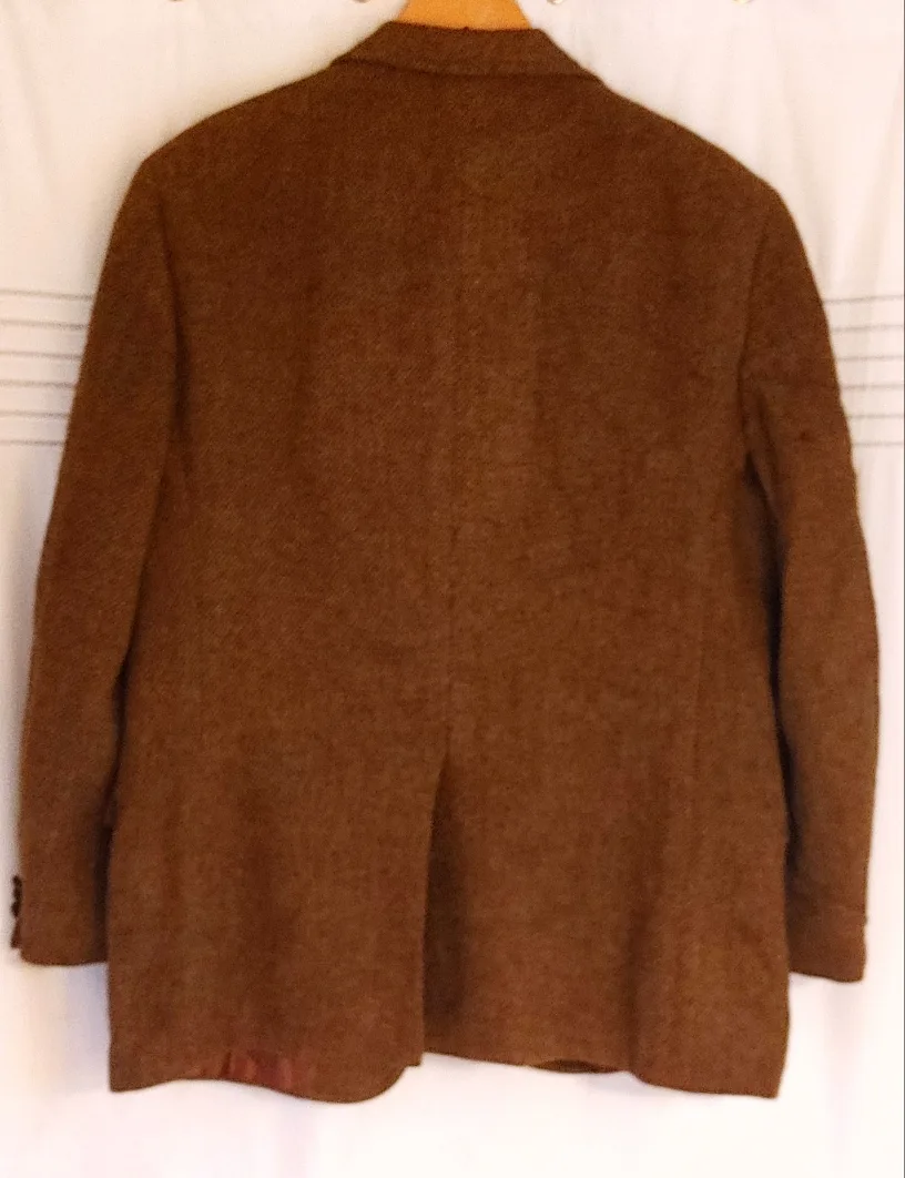 Vintage Harris Tweed herringbone Blazer image indicator(2)