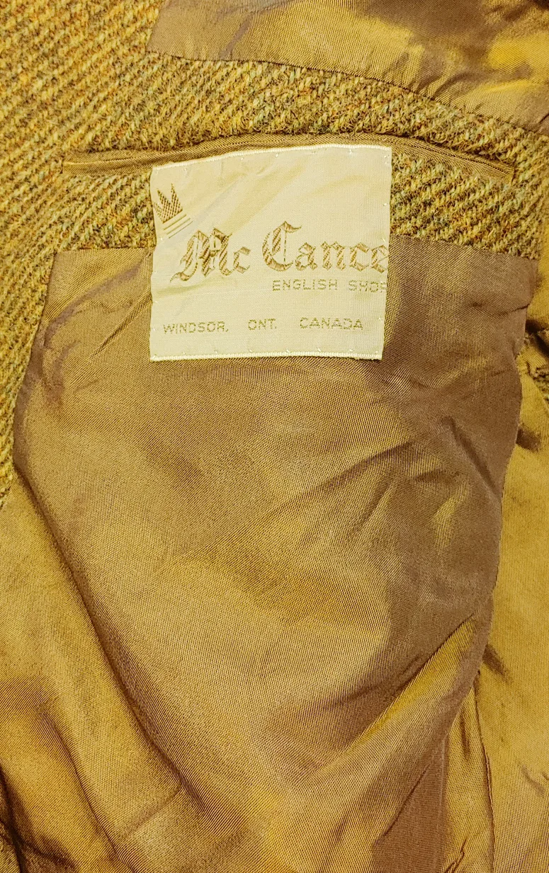 Vintage Harris Tweed herringbone Blazer image indicator(7)