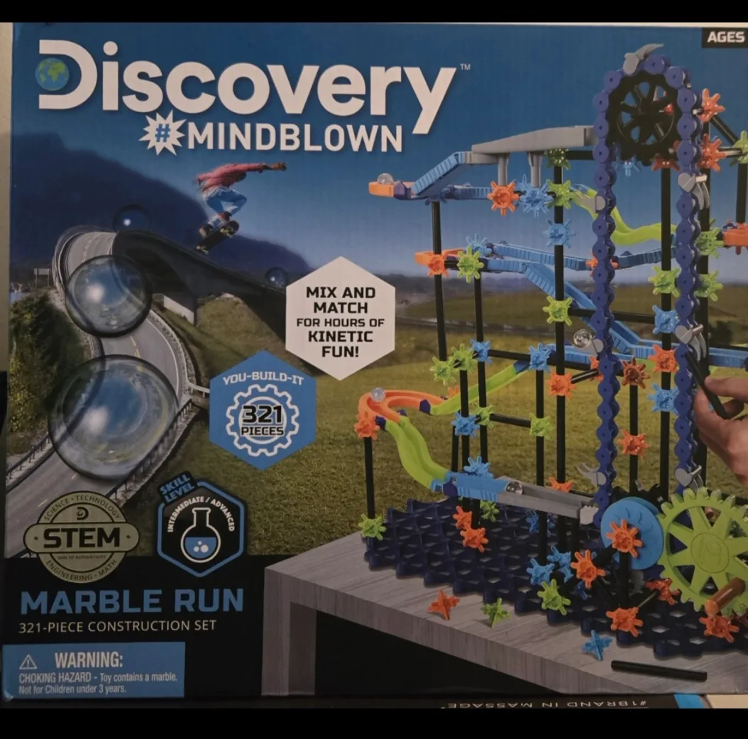 🥕🥕🥕Discovery #Mindblown Marble Run - 321 Piece Set🥕🥕🥕 thumbnail