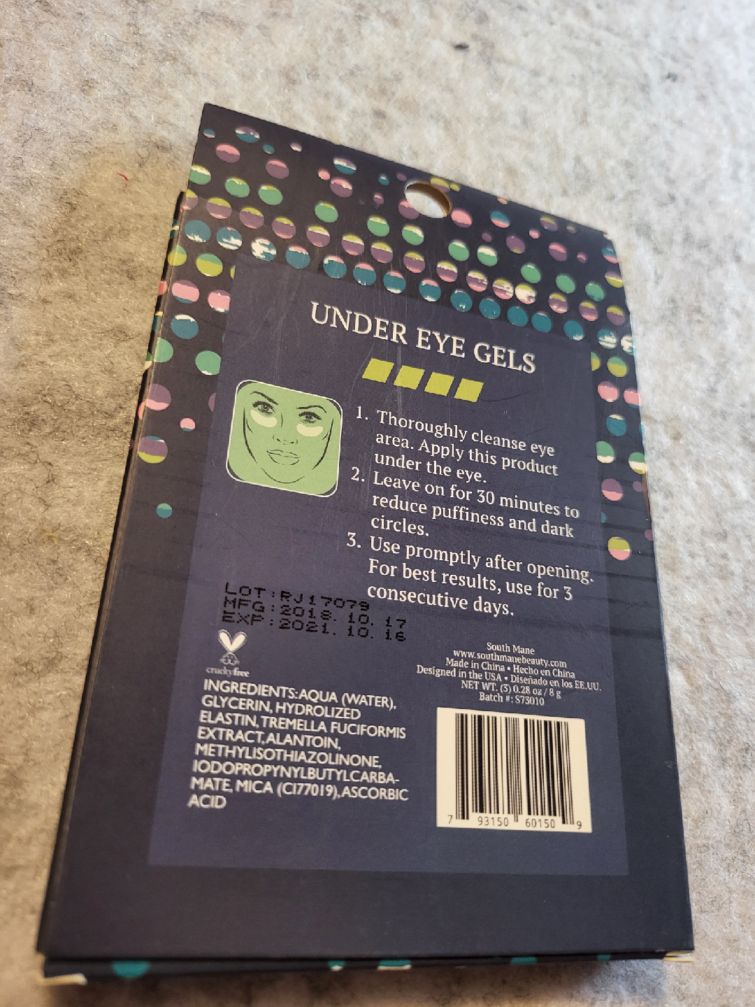 South Mane Eye Gel Packs, 3 pack - photo 2