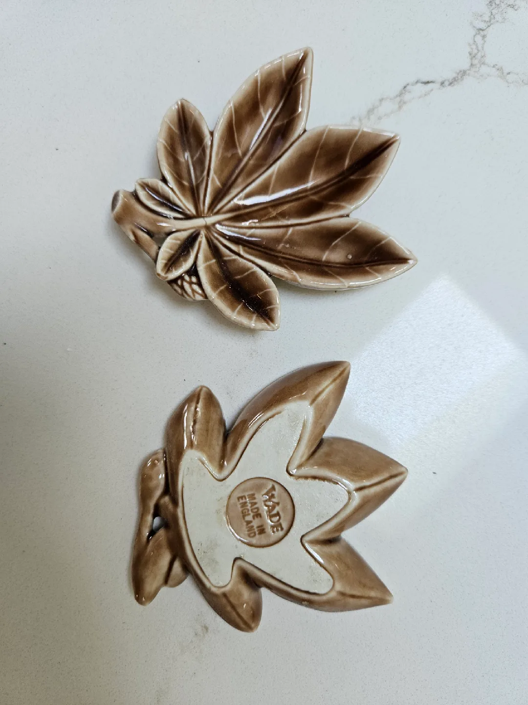 Wade England Ceramic Maple Leaf Dishes thumbnail