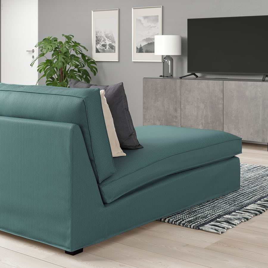 Kivik Chaise Lounge - Turquoise - photo 2