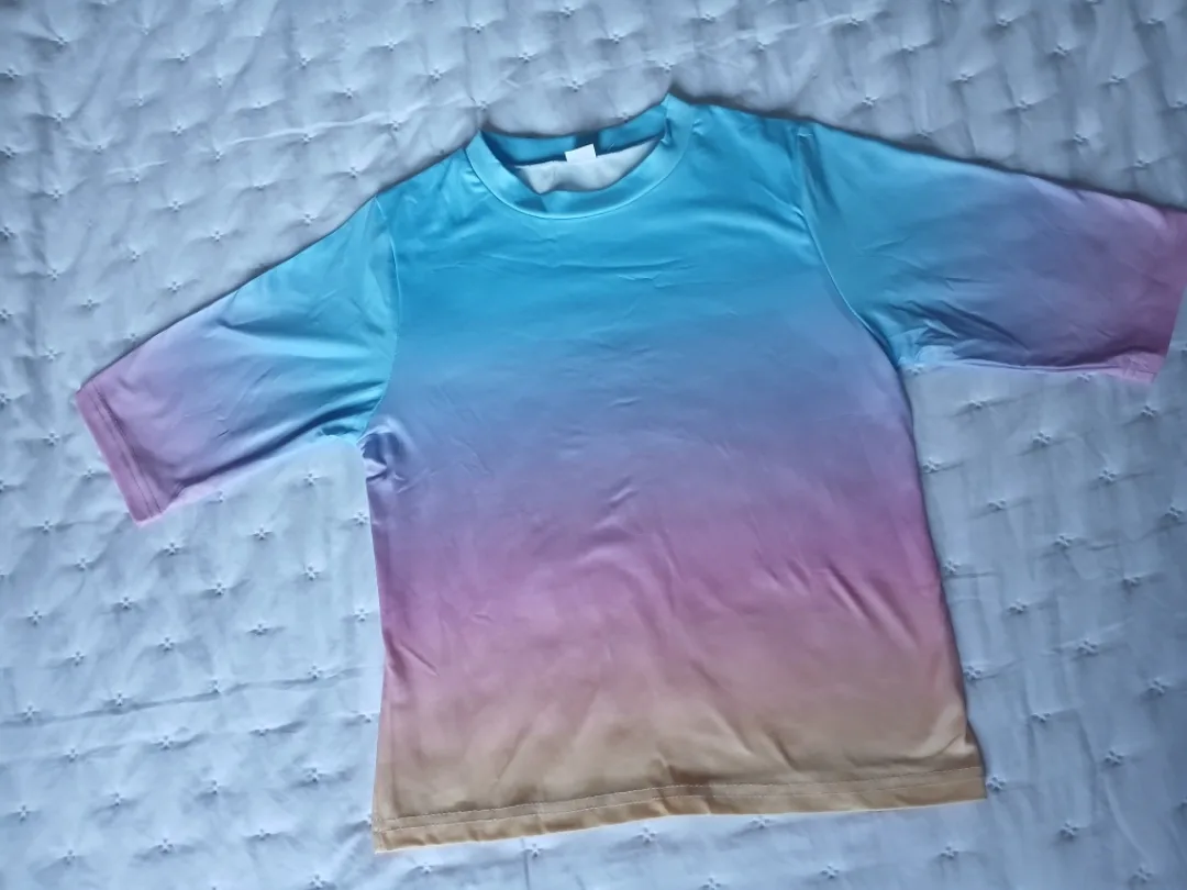 Kids ombre T-Shirt - Blue, Pink, Yellow thumbnail