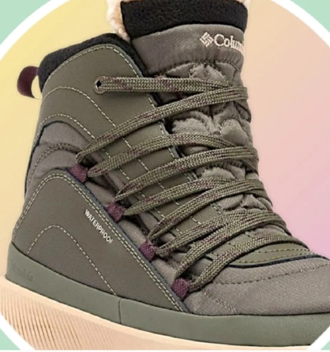 NIB Sz 9.5 Columbia Red Hills Omni-Heat Ankle Winter Boots image indicator(4)