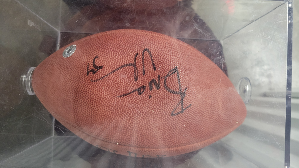 Brian Urlacher Signed Football