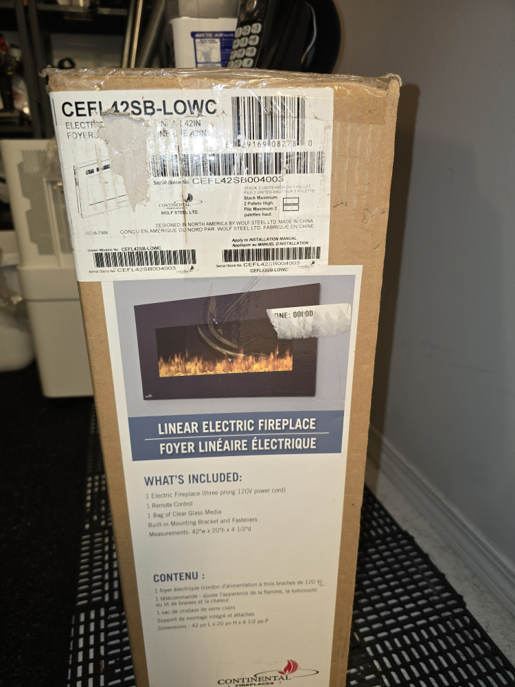Continental Fireplaces 42" Linear Electric Fireplace - photo 3