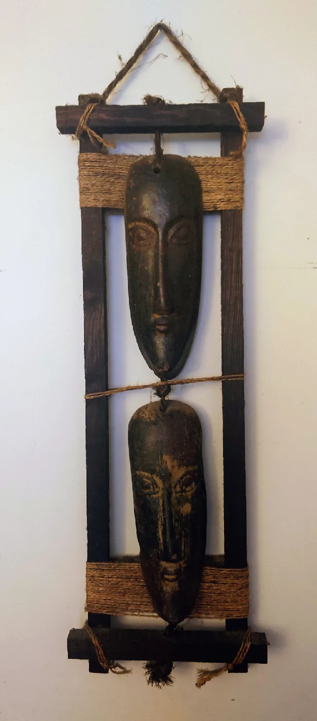 African wall art/mask thumbnail