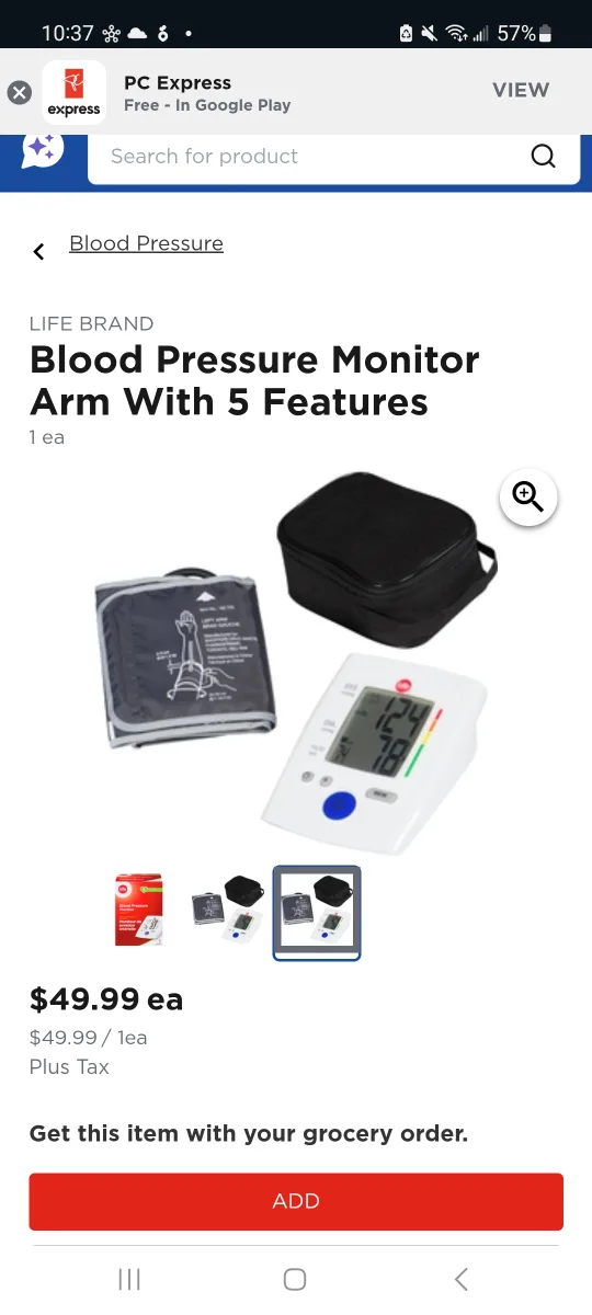 Like New Life Brand Blood Pressure Monitor thumbnail