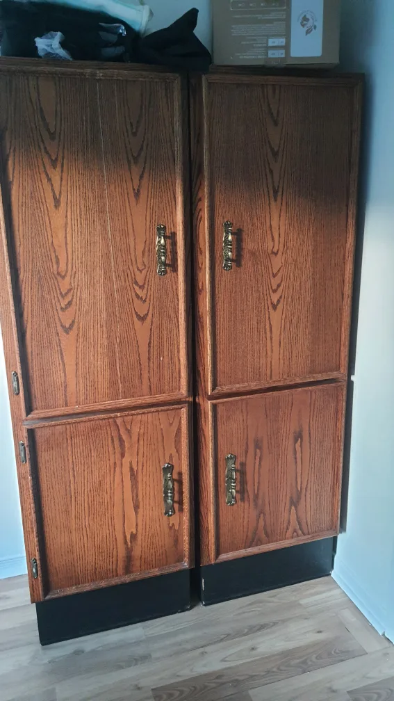 Wooden Wardrobe with Doors and Drawers image indicator(2)