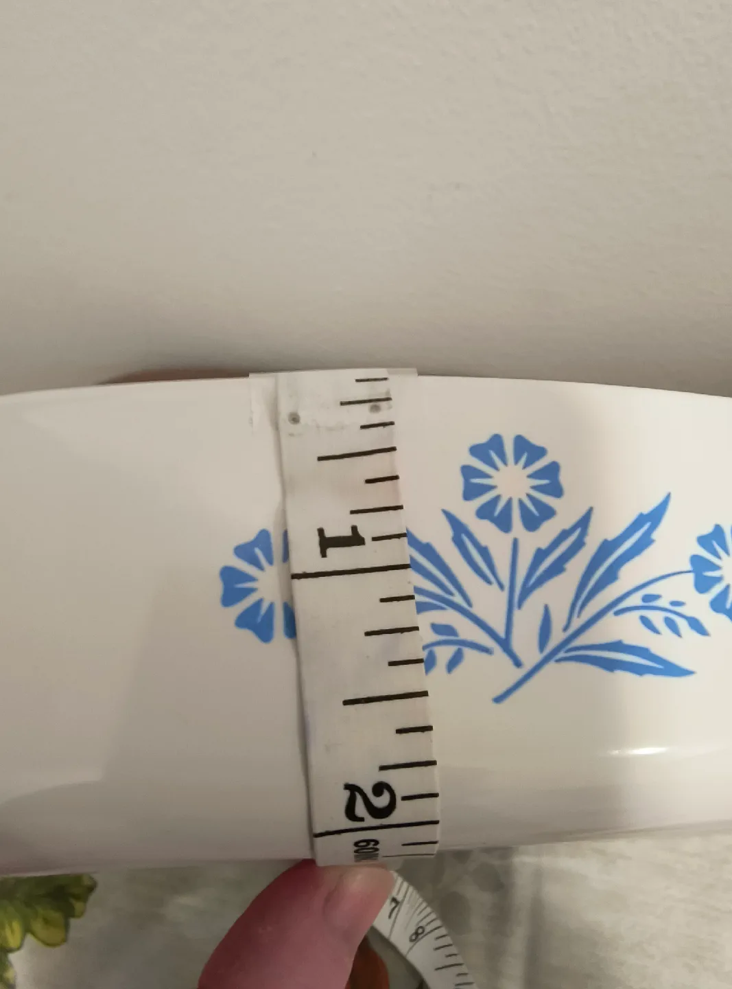 Vintage Pyrex Blue Cornflower Casserole Dish with Lid image indicator(5)