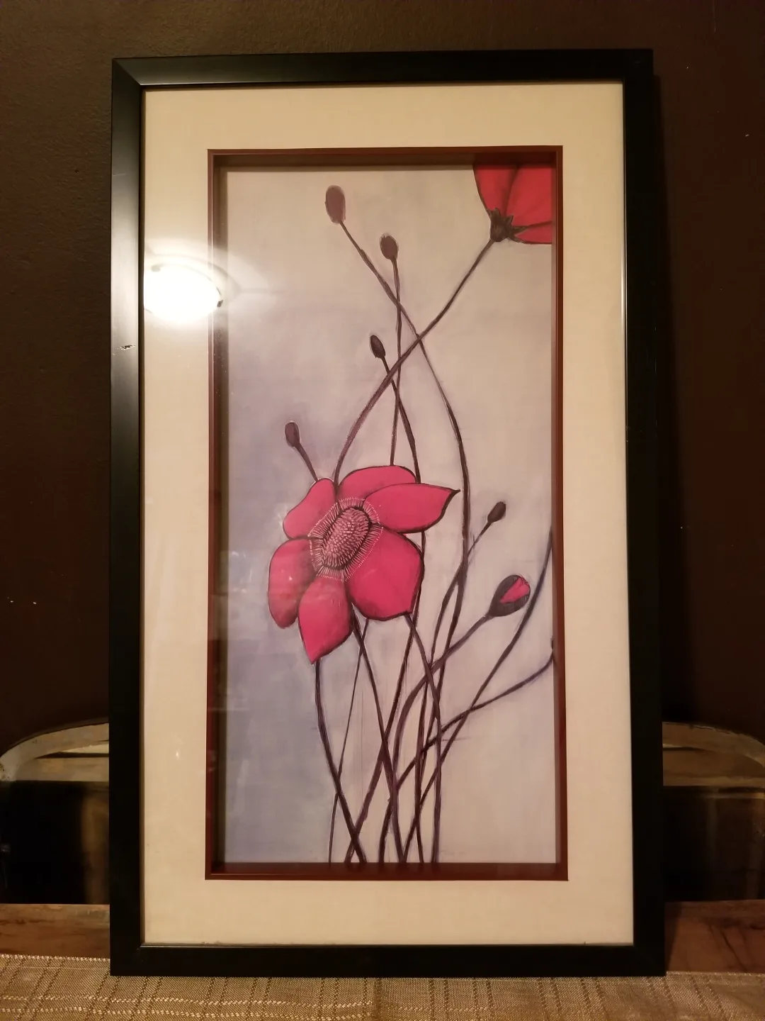 Framed Floral Print thumbnail