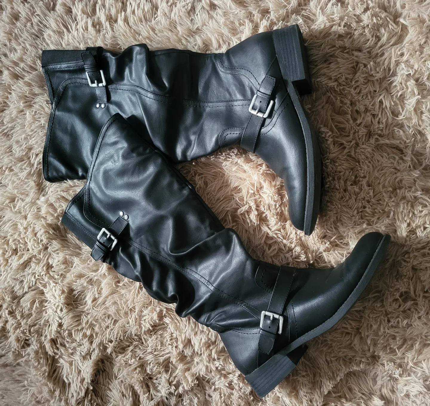 Black Riding Boots, Size 8 🥕 thumbnail