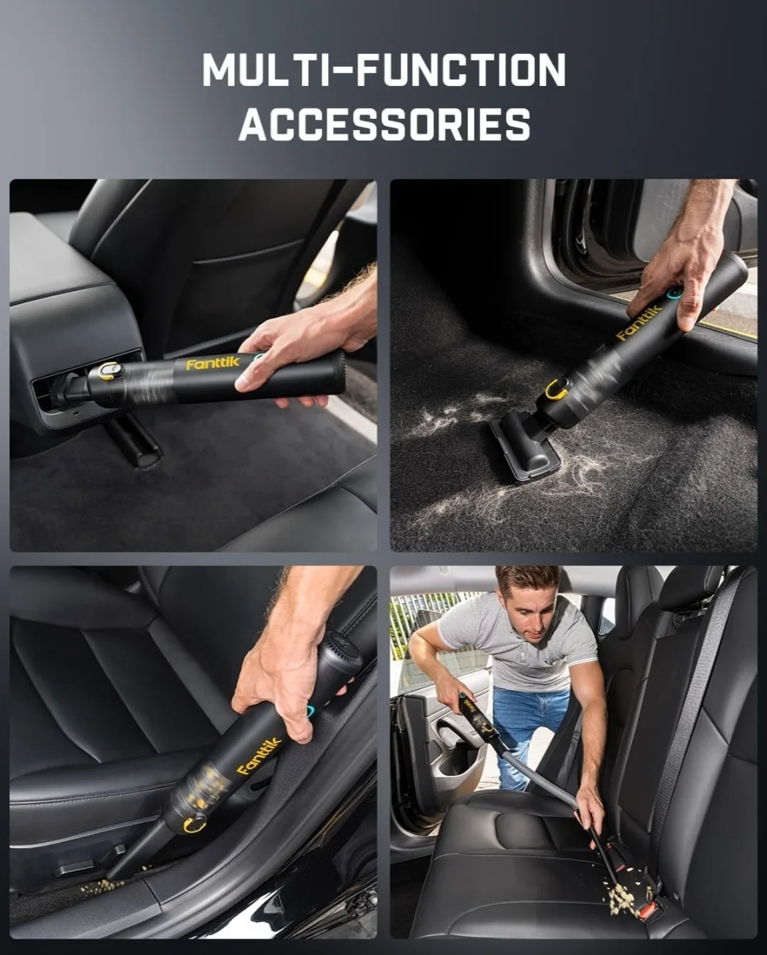 Fanttik Cordless Car Vacuum Cleaner image indicator(2)