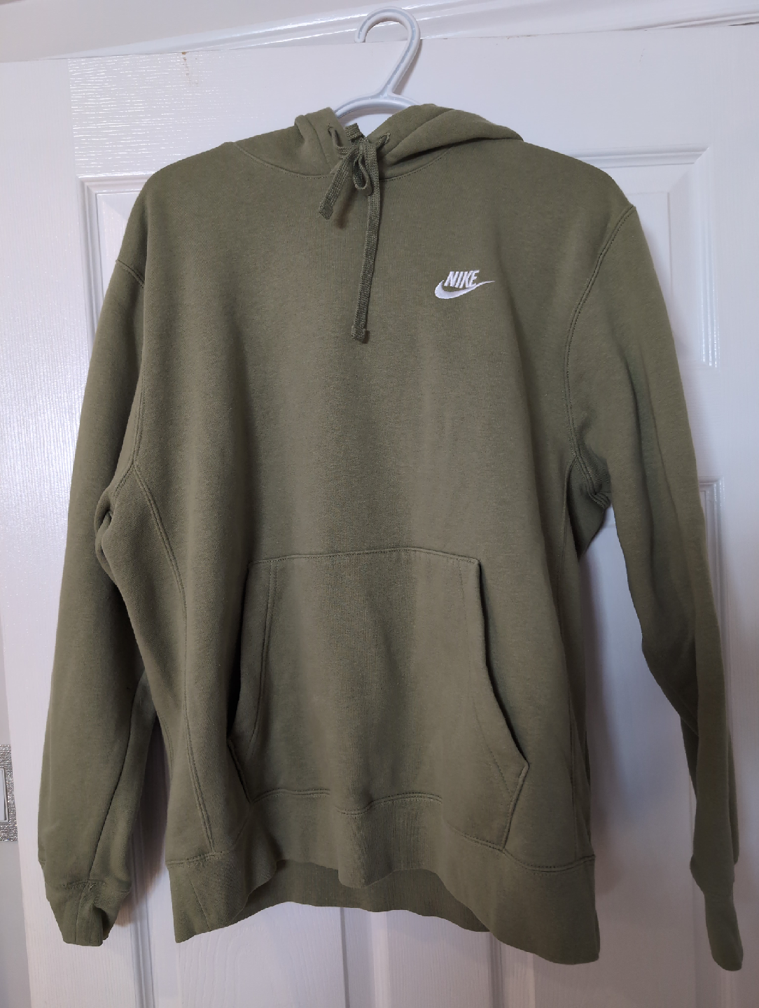 Nike Olive Green Hoodie - Size Large