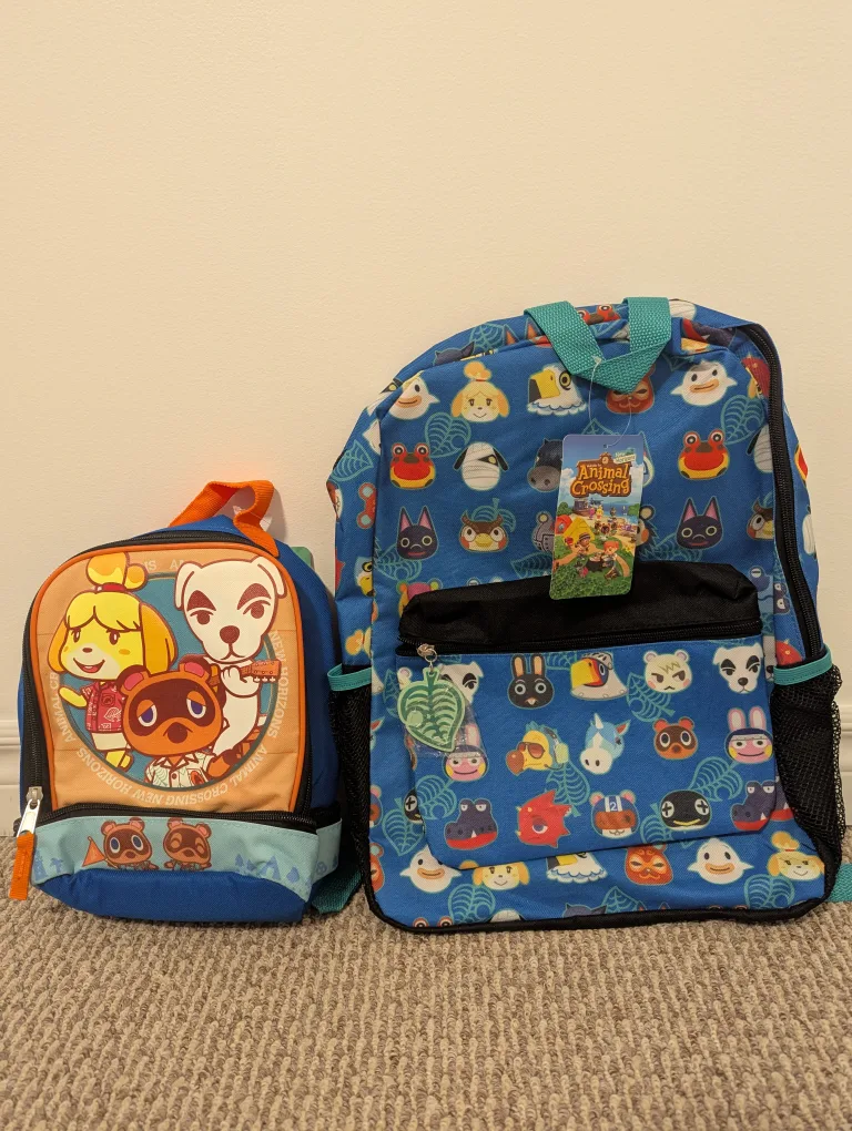 Animal crossing backpack/lunch bag thumbnail