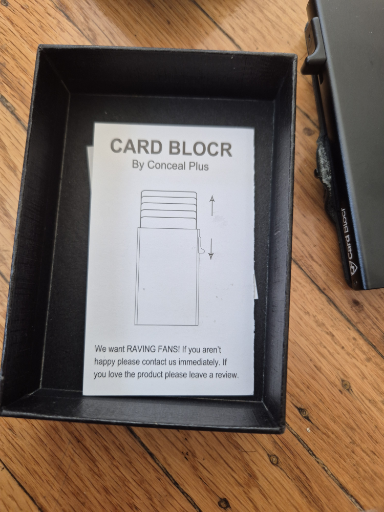 Conceal Plus Card Blocr Wallet - Black - photo 4