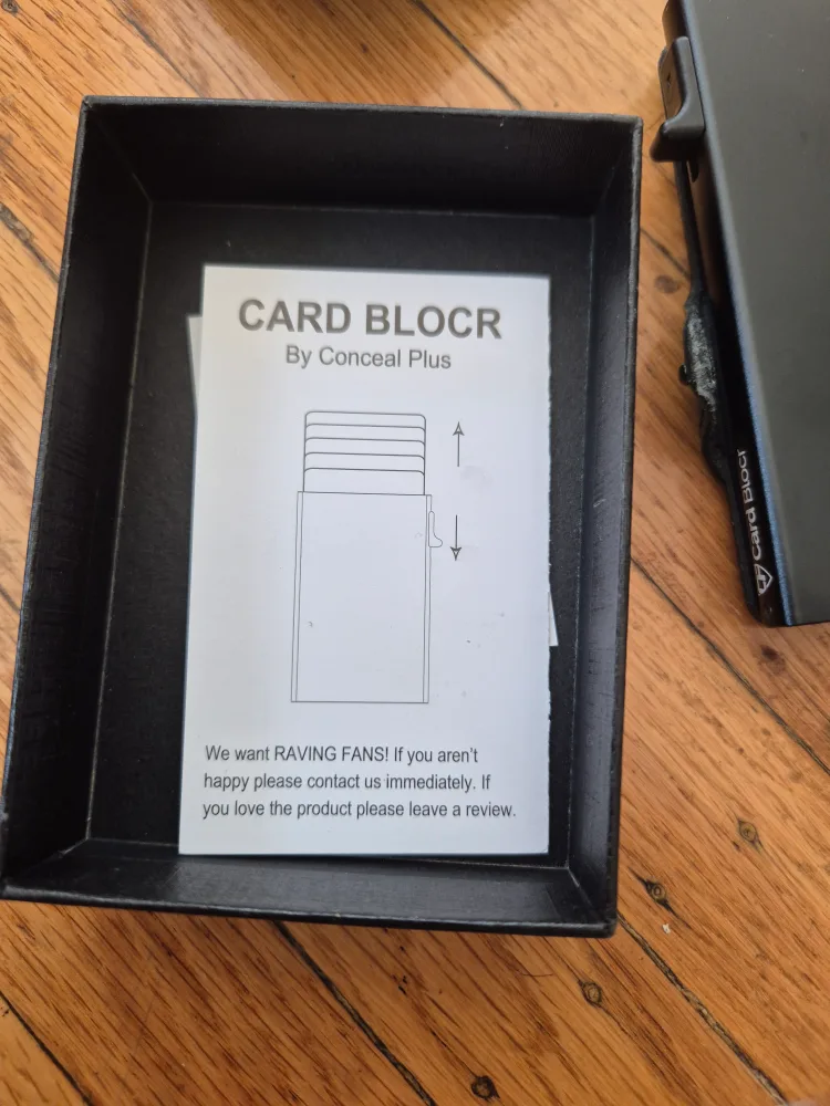 Conceal Plus Card Blocr Wallet - Black image indicator(4)