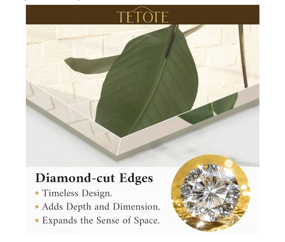 TETOTE Frameless Rectangle Bathroom Mirror - photo 4