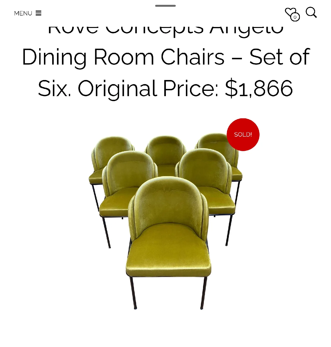 Rove Concepts Angelo Dining Chairs - Set of 2