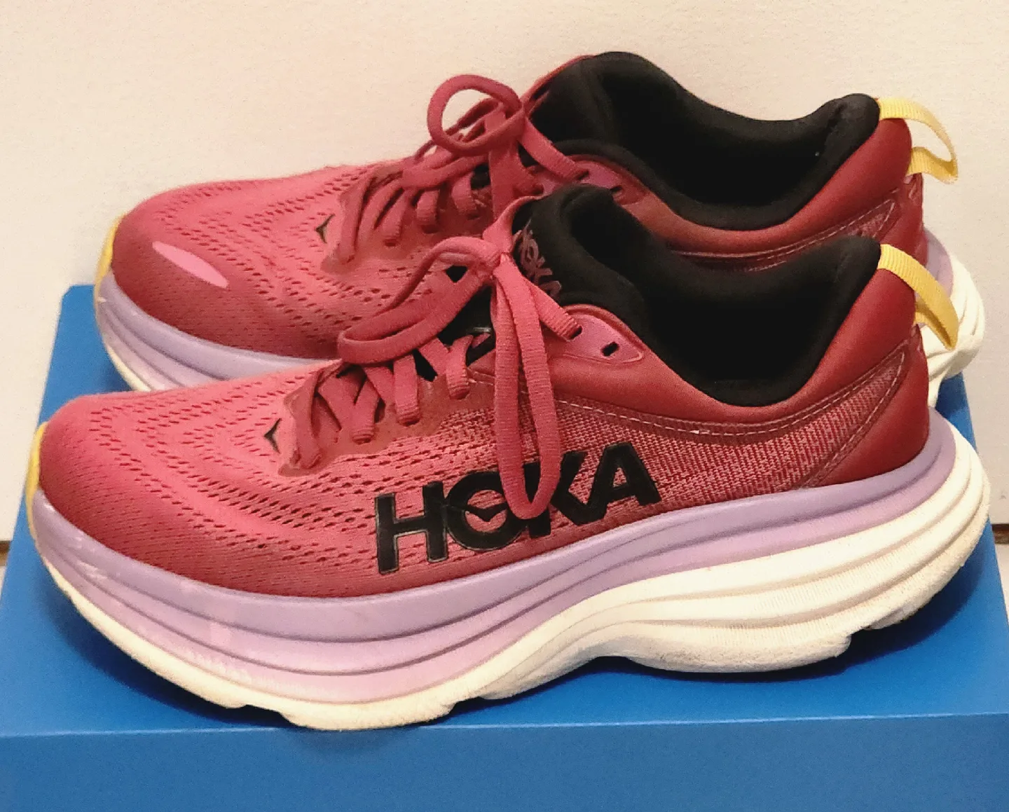 Hoka Bondi 8 Running Shoes - Pink image indicator(2)